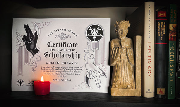 Certificate of Satanic Scholarship